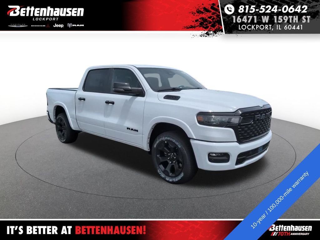 New 2026 Bright White Clear-Coat Exterior Paint RAM BIG HORN image 4