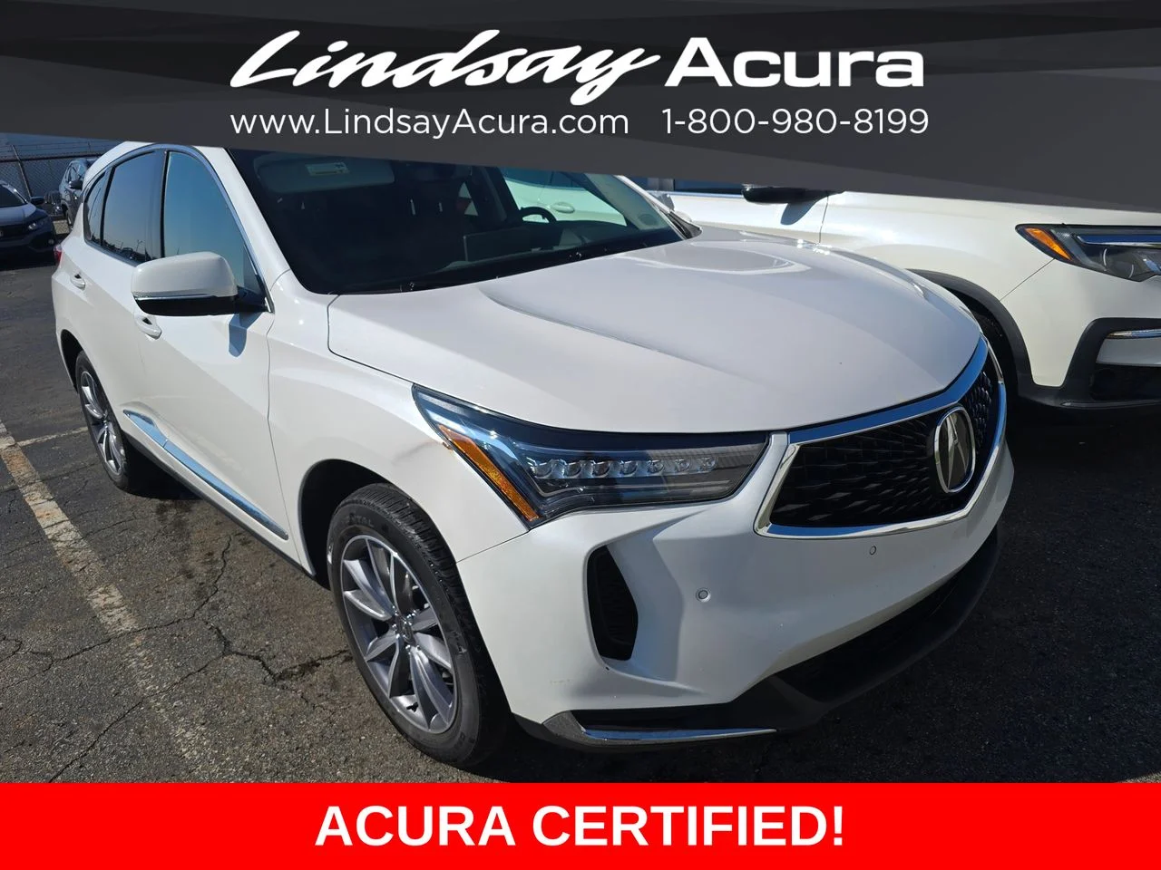 Used 2023 Platinum White Pearl Acura Technology Package image 2