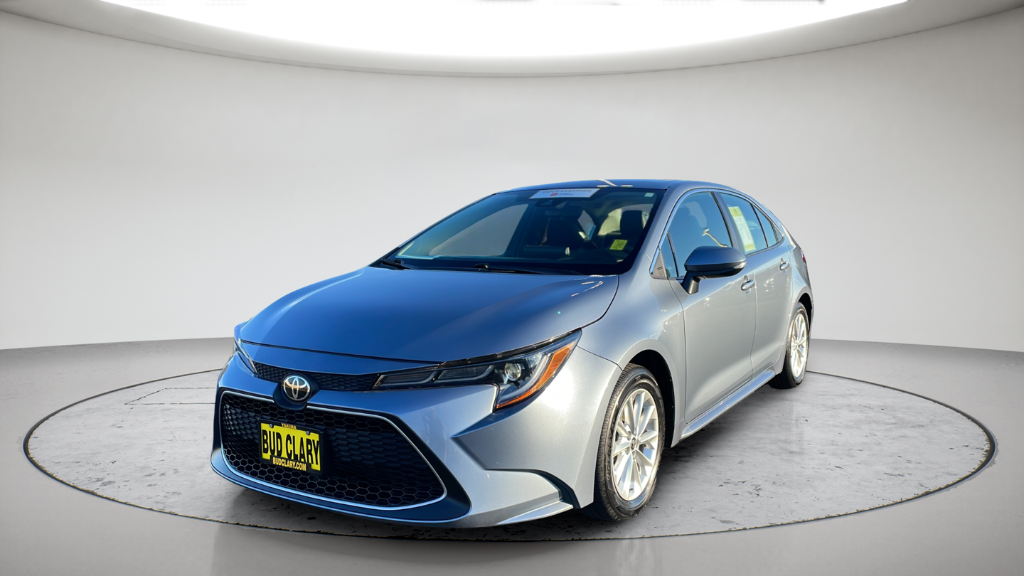 Certified Used 2022 Blue Toyota XLE image 1