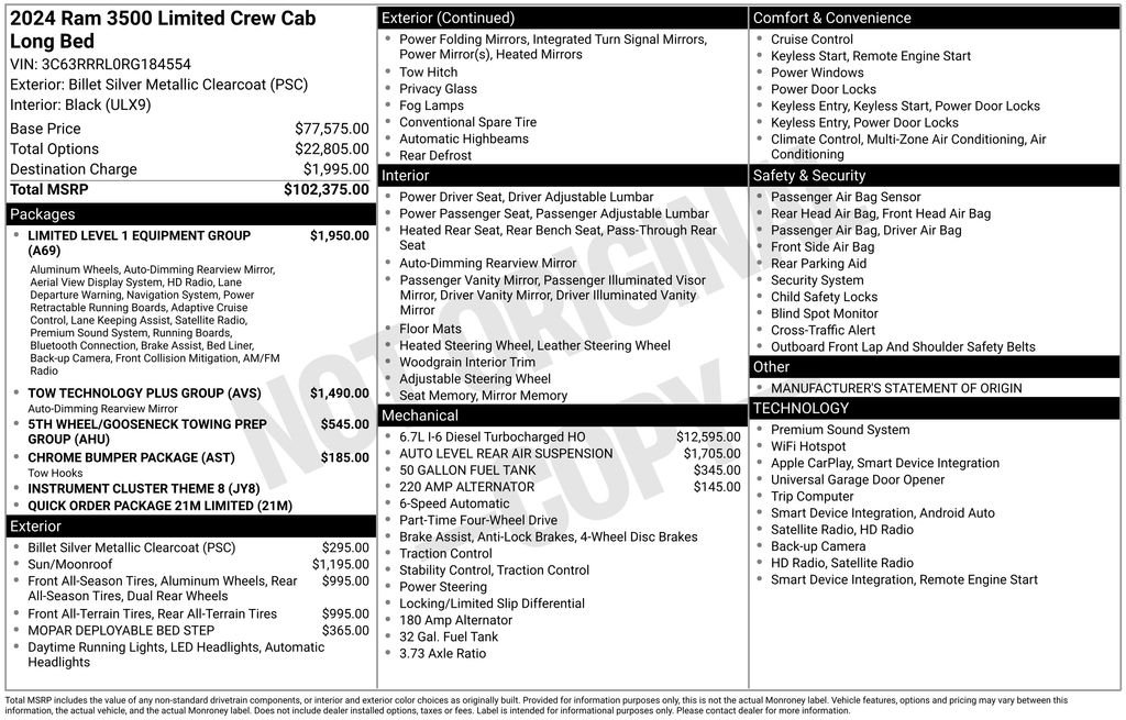 Used 2024 Silver Ram Limited image 9