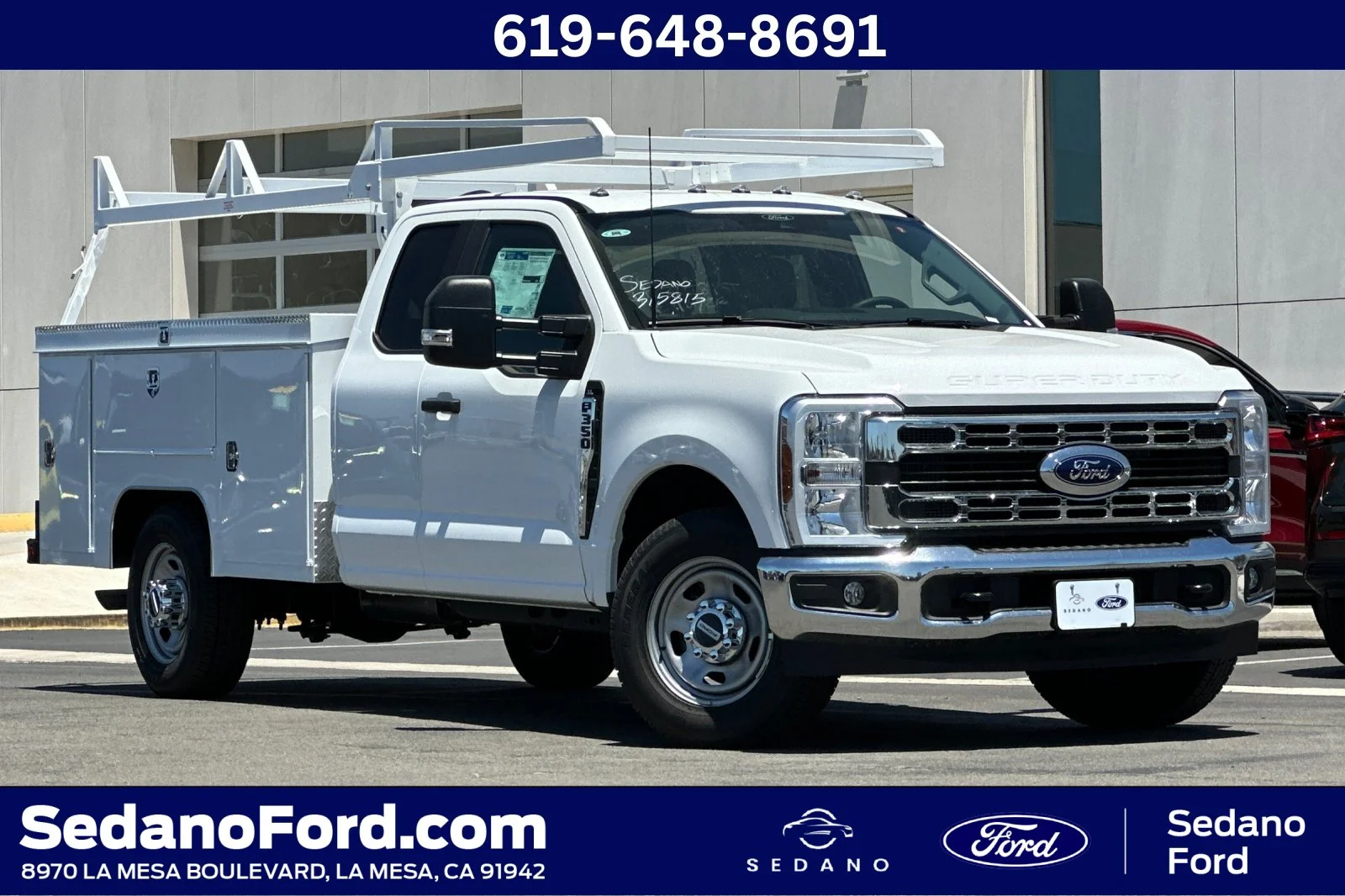 New 2026 White Ford F350 4X2S/CCCSR image 1