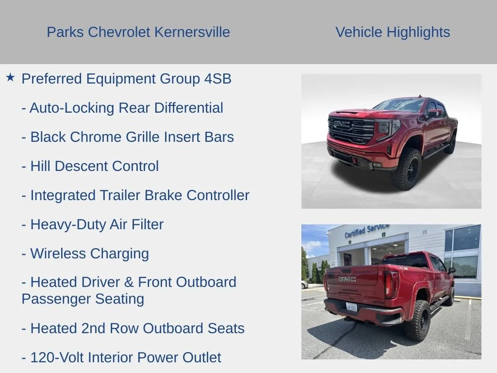 Used 2025 Volcanic Red Tintcoat GMC AT4 image 12