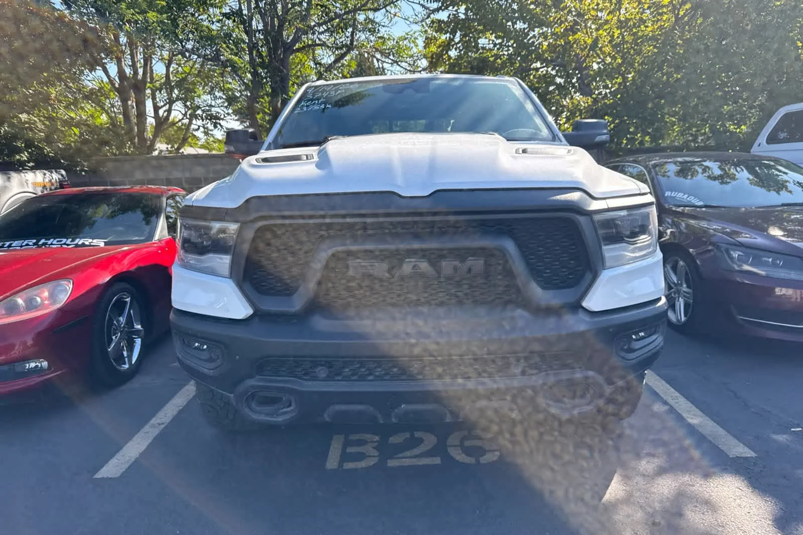 Used 2023 Bright White Clearcoat Ram Rebel image 2