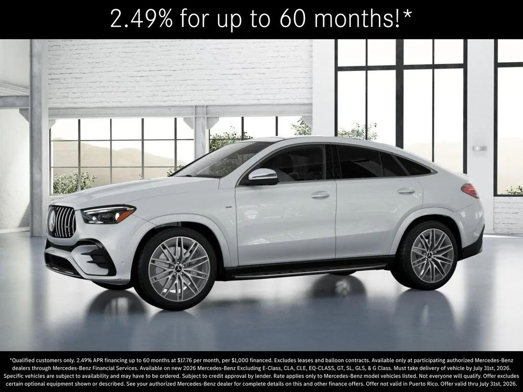 New 2026 MANUFAKTUR Moonlight White Metallic Mercedes-Benz AMG® GLE 53 4MATIC+ Coupe image 37