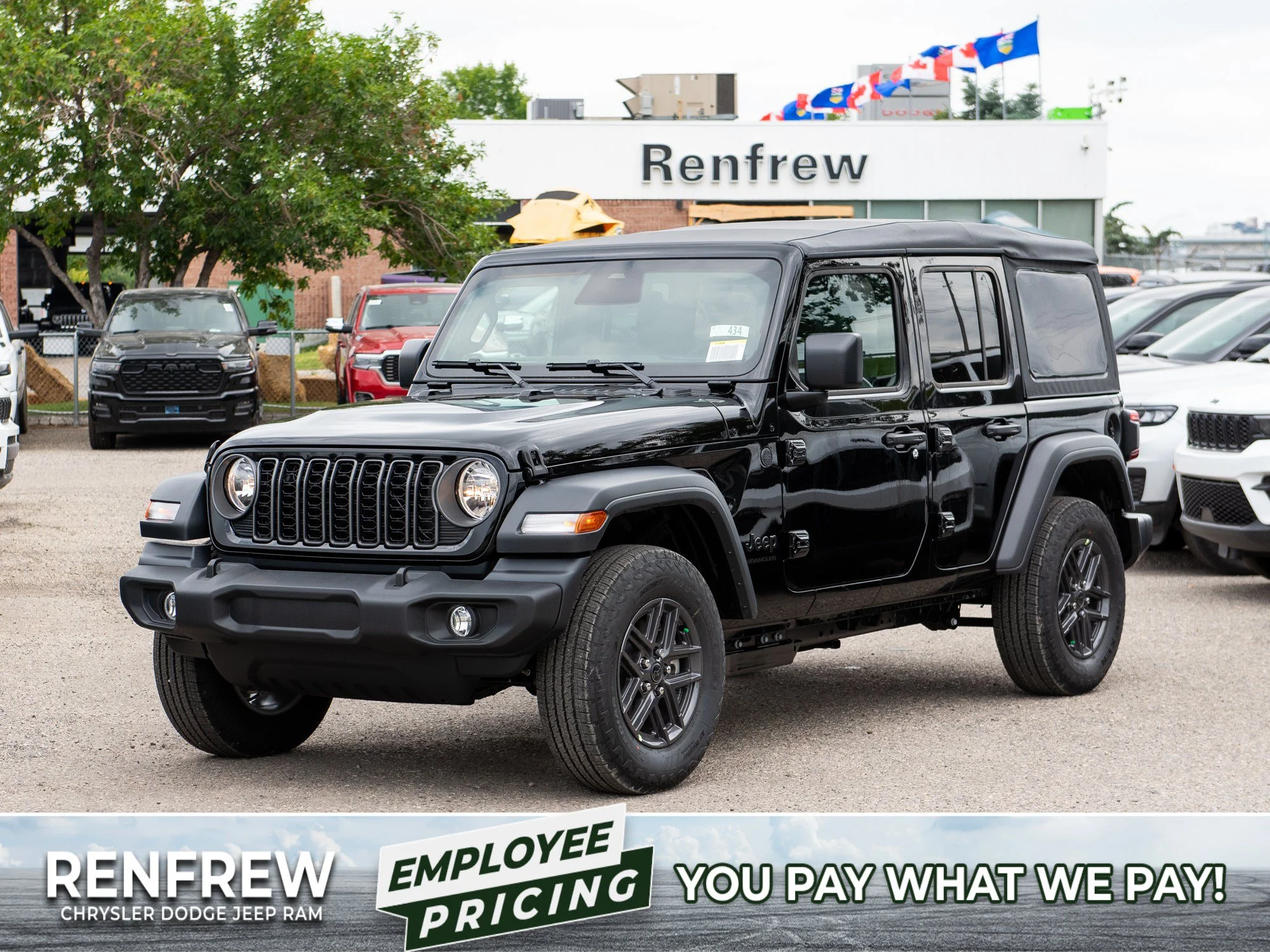 New 2026 Black Jeep Sport S* image 1