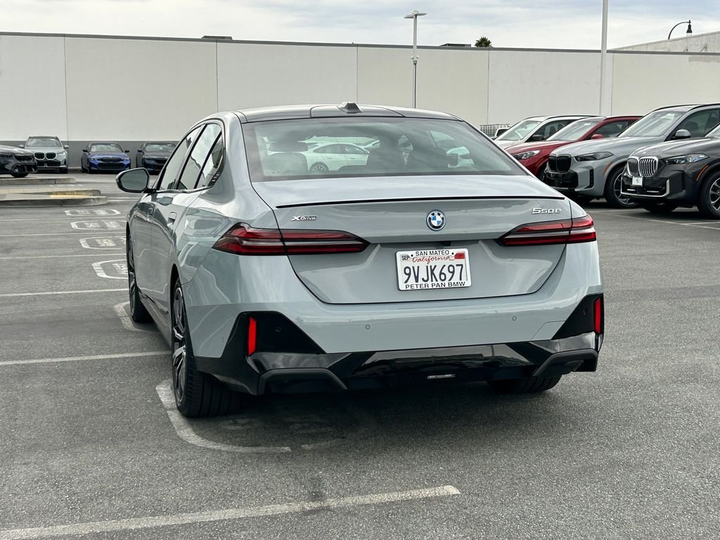 Used 2026 Brooklyn Grey Metallic BMW 550e xDrive image 3