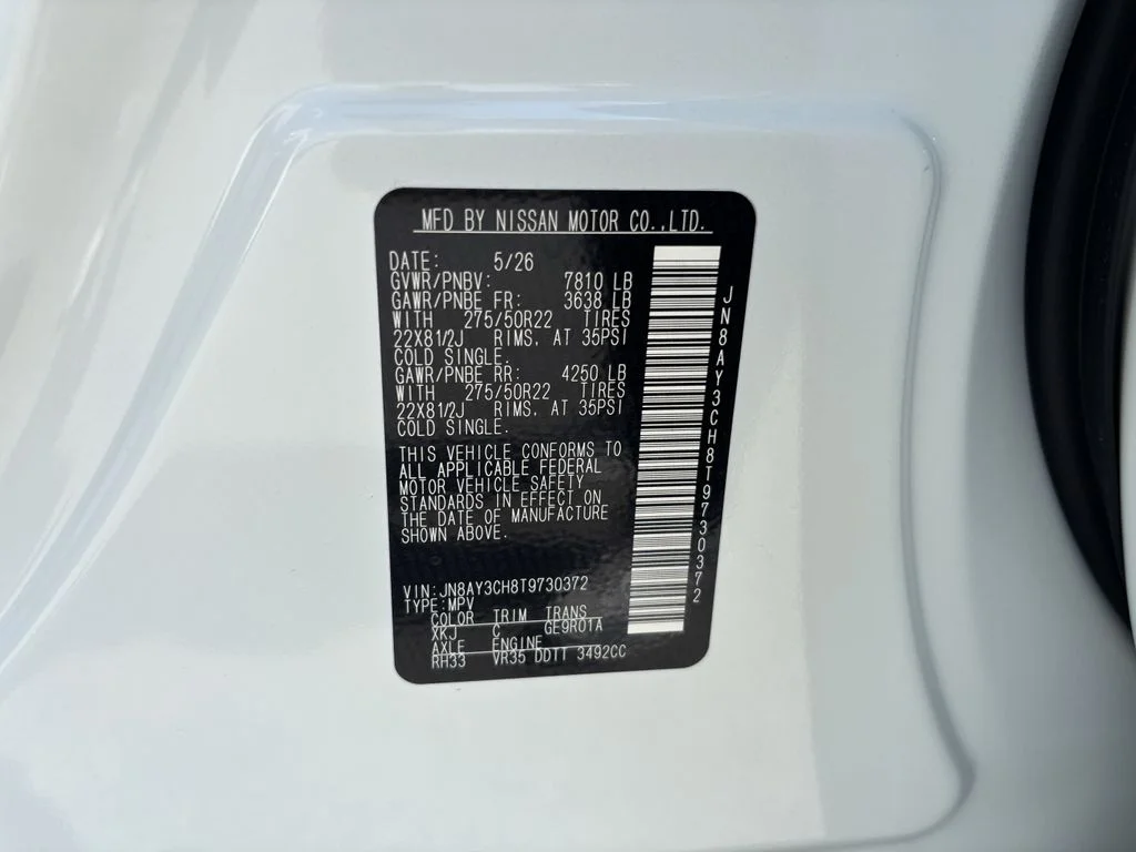 New 2026 White Nissan Platinum Reserve image 28