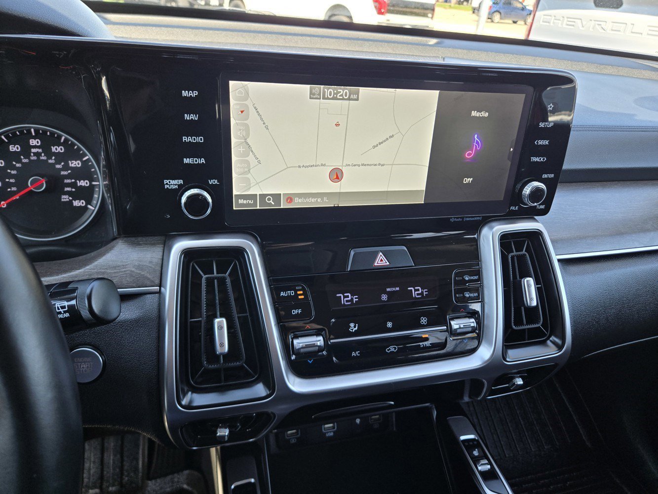 Used 2022 Passion Red Tintcoat Kia X-Line EX image 9