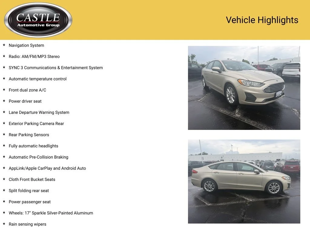 Used 2019 Gold Ford SE image 4