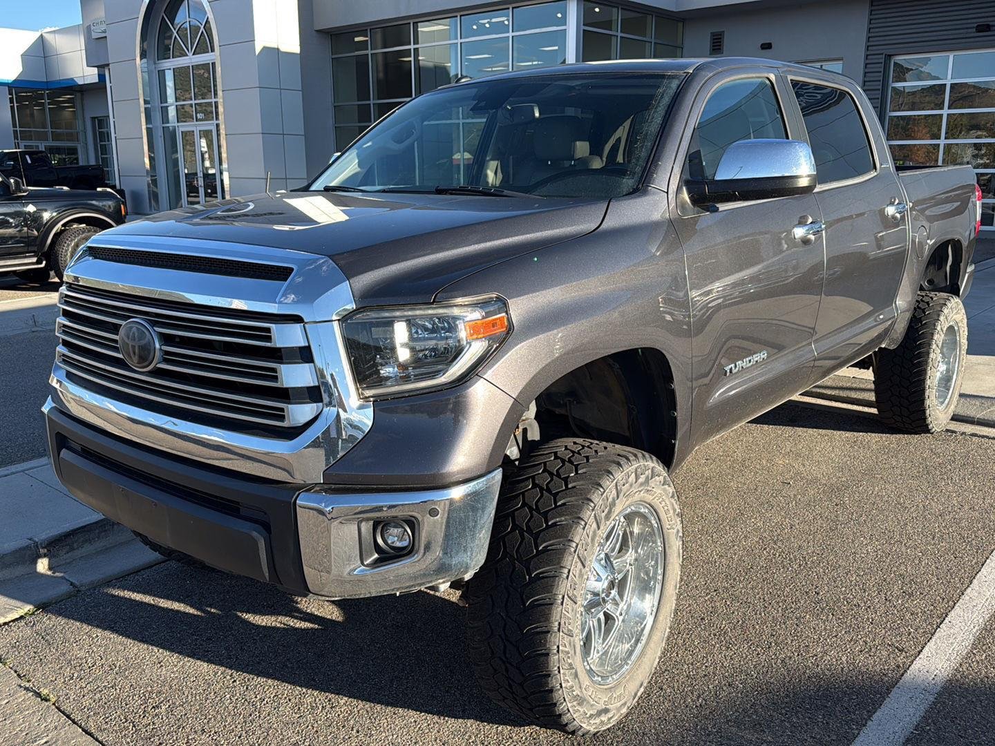 Used 2018 Magnetic Gray Metallic Toyota Limited image 1