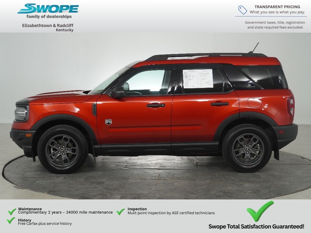 Used 2023 Hot Pepper Red Tinted Clearcoat Ford Big Bend image 4