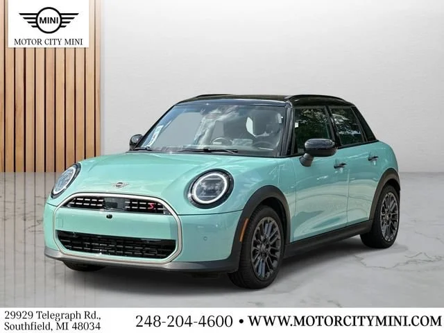 Certified Used 2026 Ocean Wave Green Metallic MINI Iconic image 8