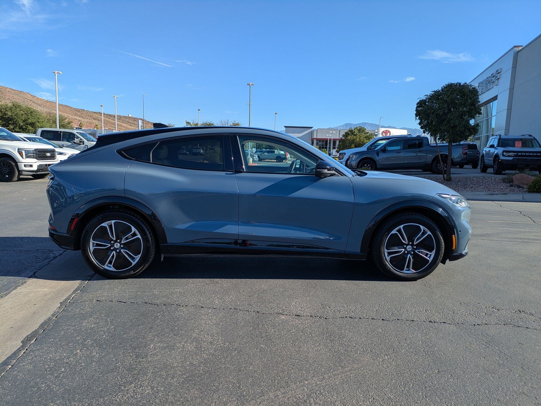Certified 2023 Ford Mustang Mach-E Premium RWD with VIN 3FMTK3R48PMA64028 for sale in St. George, UT
