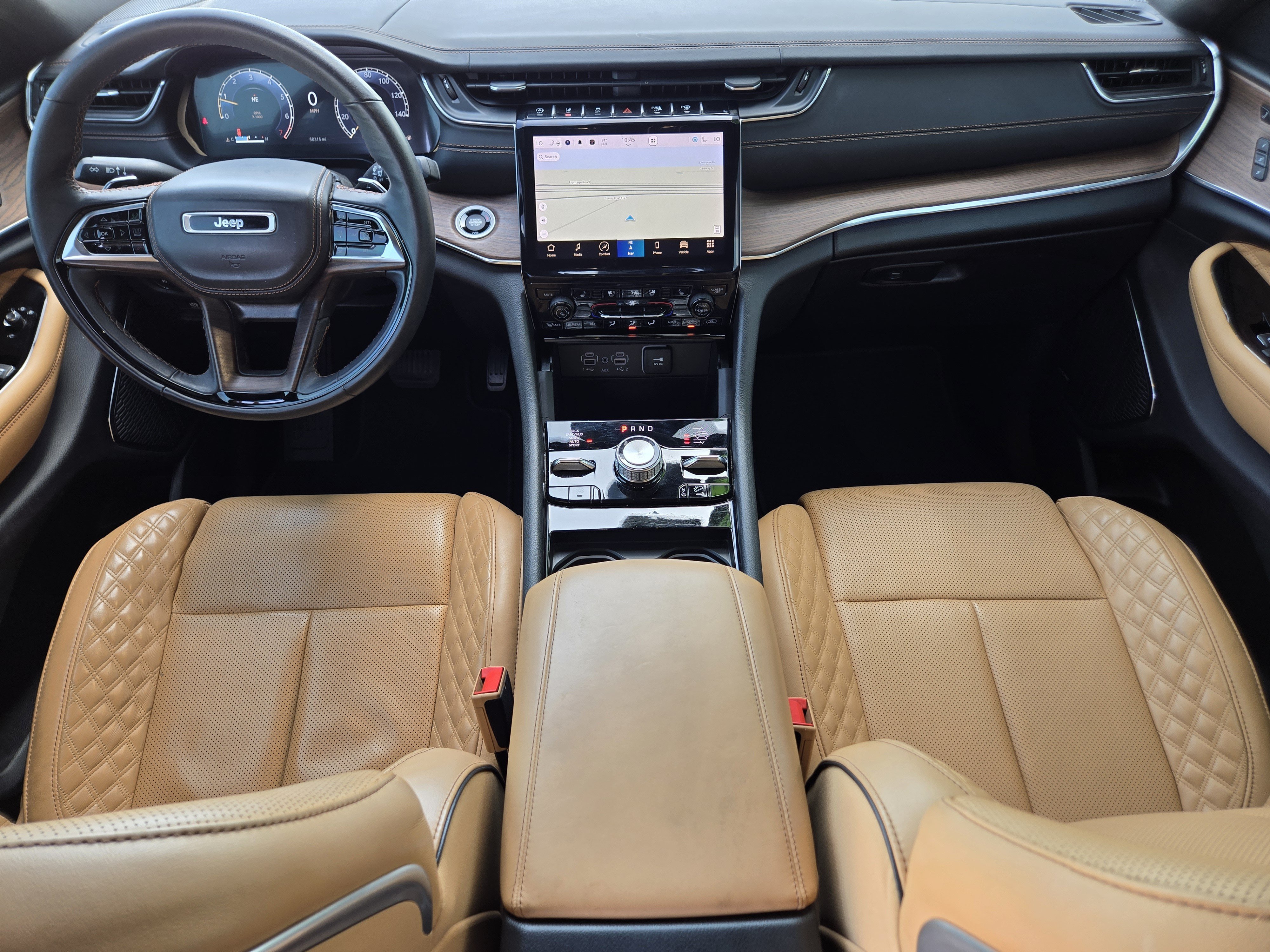 Used 2023 Bright White Clearcoat Jeep Summit image 2