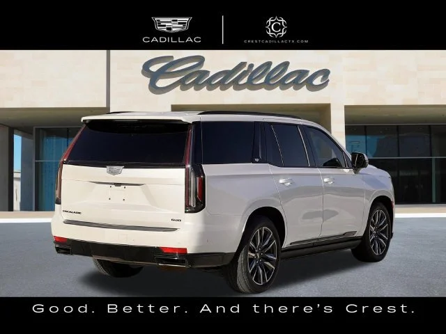 Used 2021 Crystal White Tricoat CADILLAC Sport Platinum image 2
