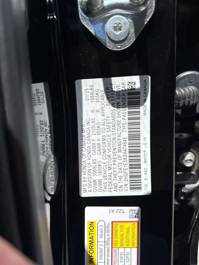 Used 2025 Black Honda  image 36