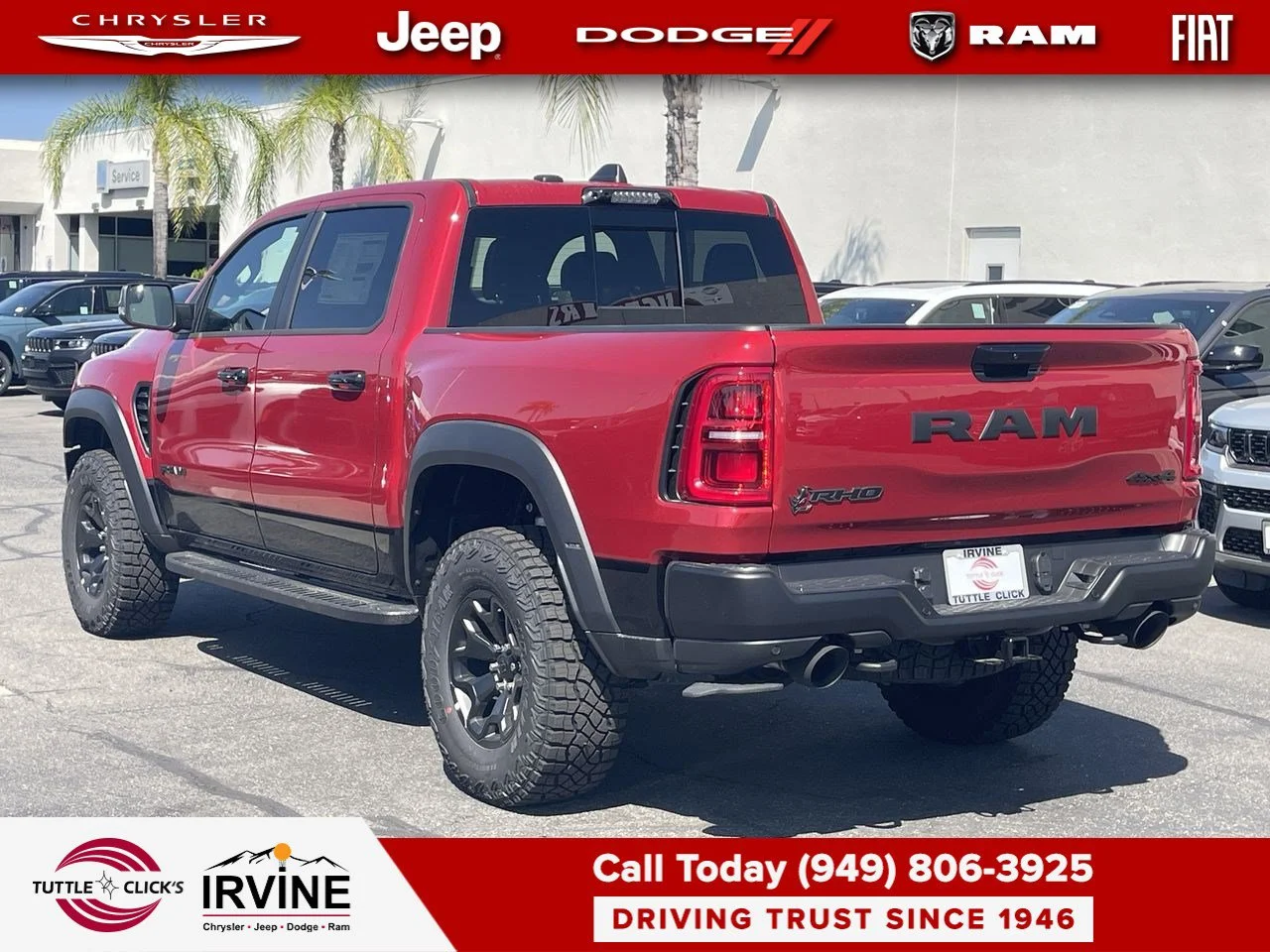 New 2027 Molten Red Pearl-Coat Exterior Paint RAM RHO image 10