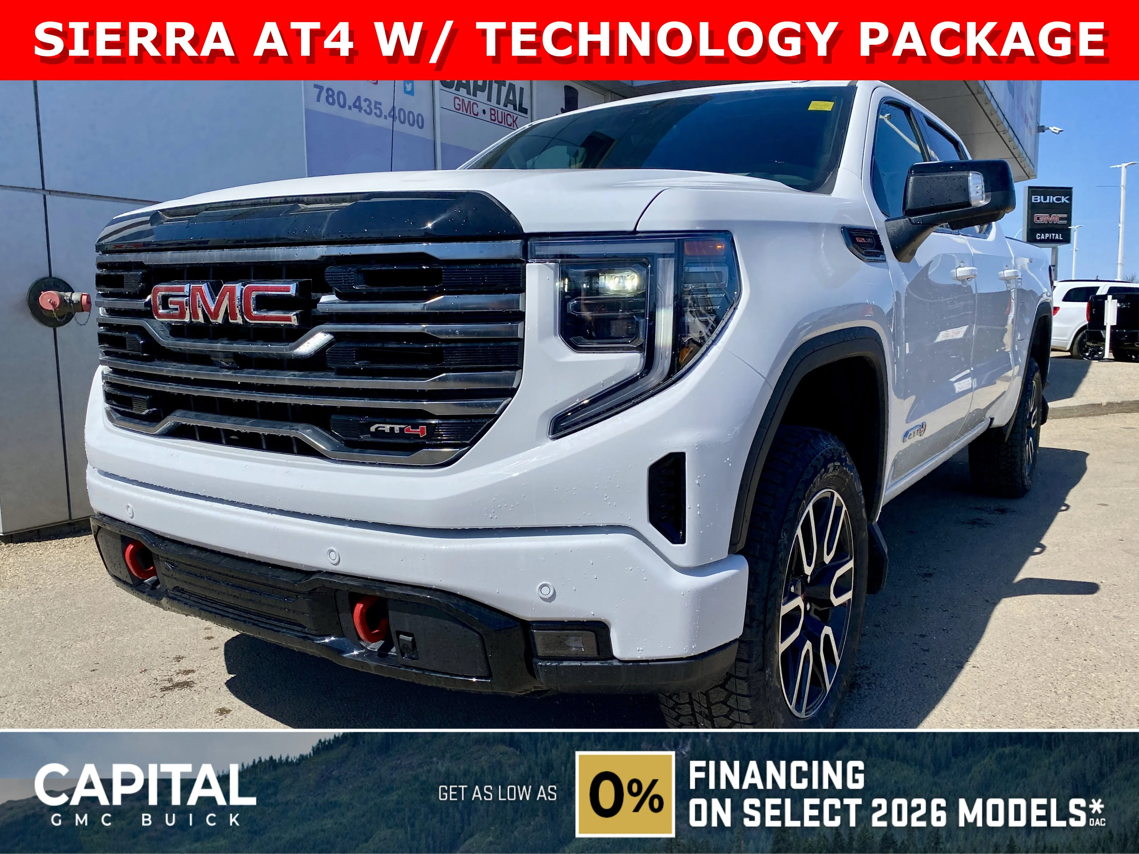 New 2026 Summit White GMC AT4 image 1