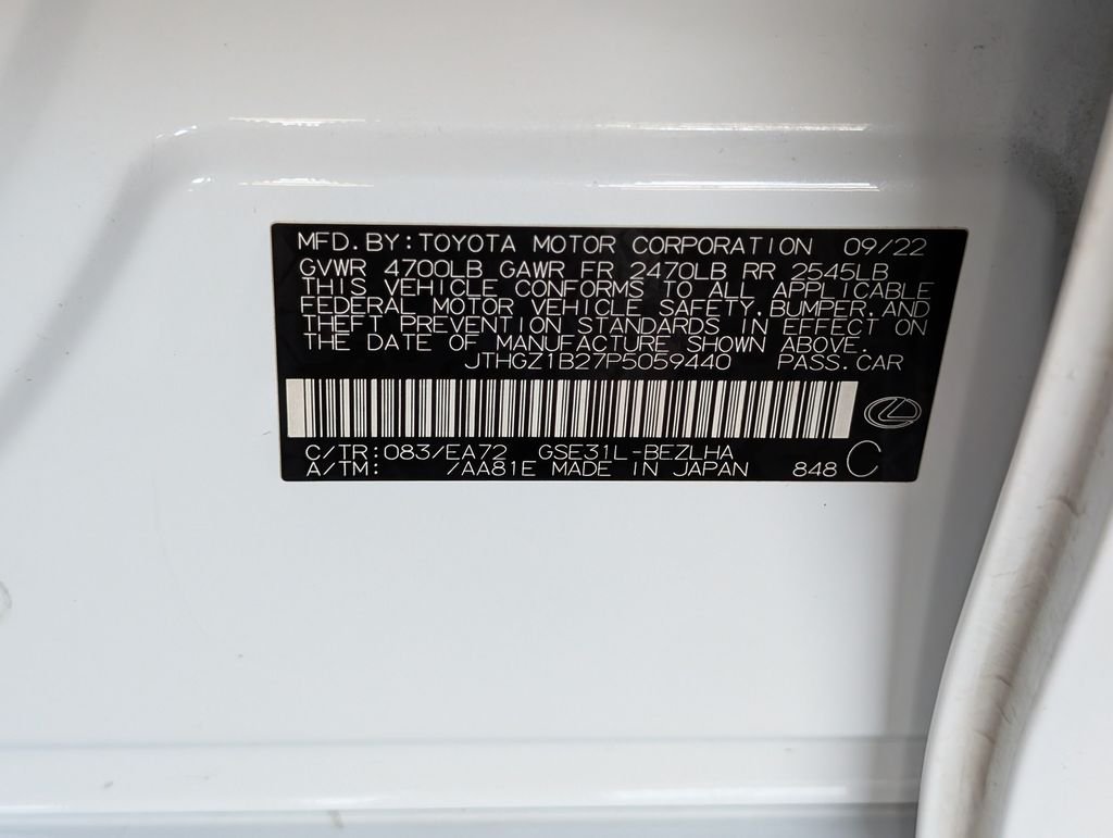 Used 2023 White Lexus F SPORT image 36