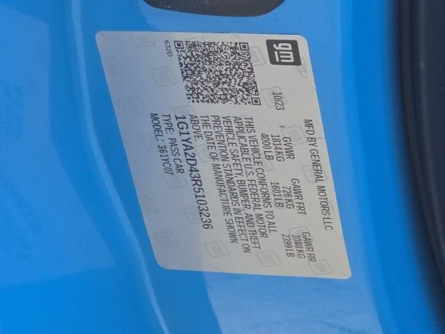 Used 2024 Blue Chevrolet Stingray image 31