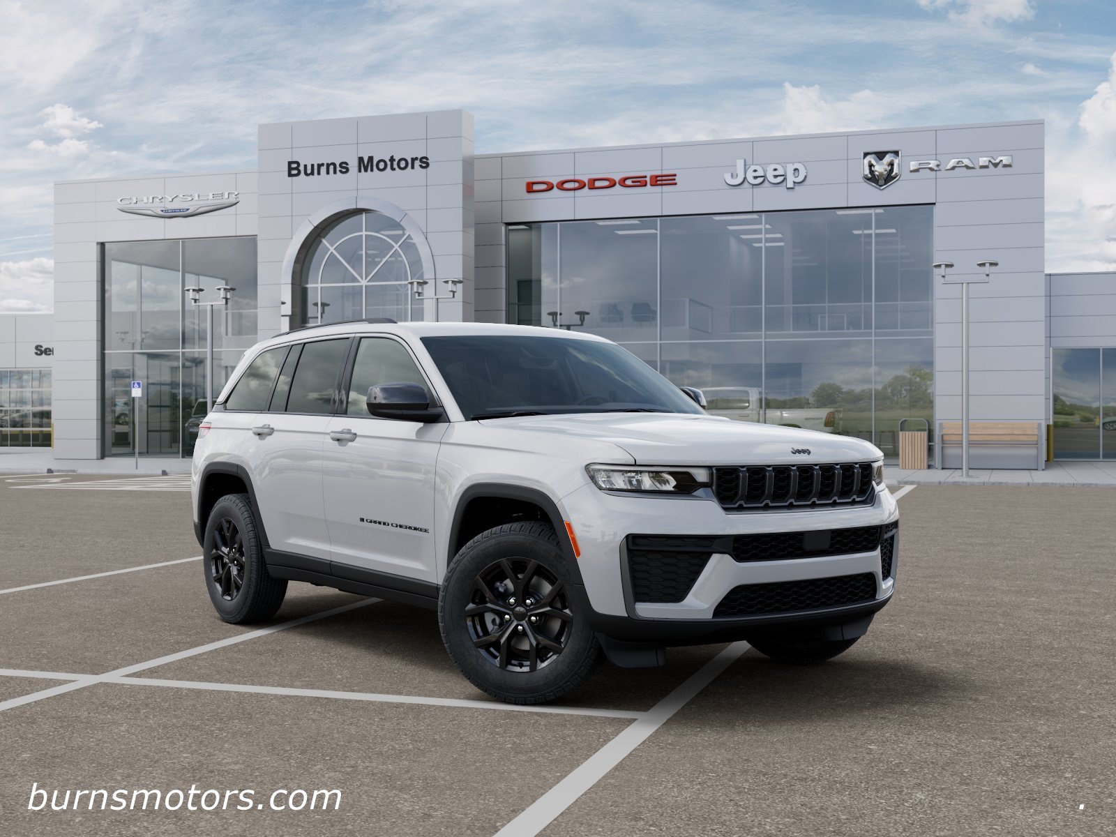 New 2026 Bright White Clear-Coat Exterior Paint Jeep Laredo Altitude image 5