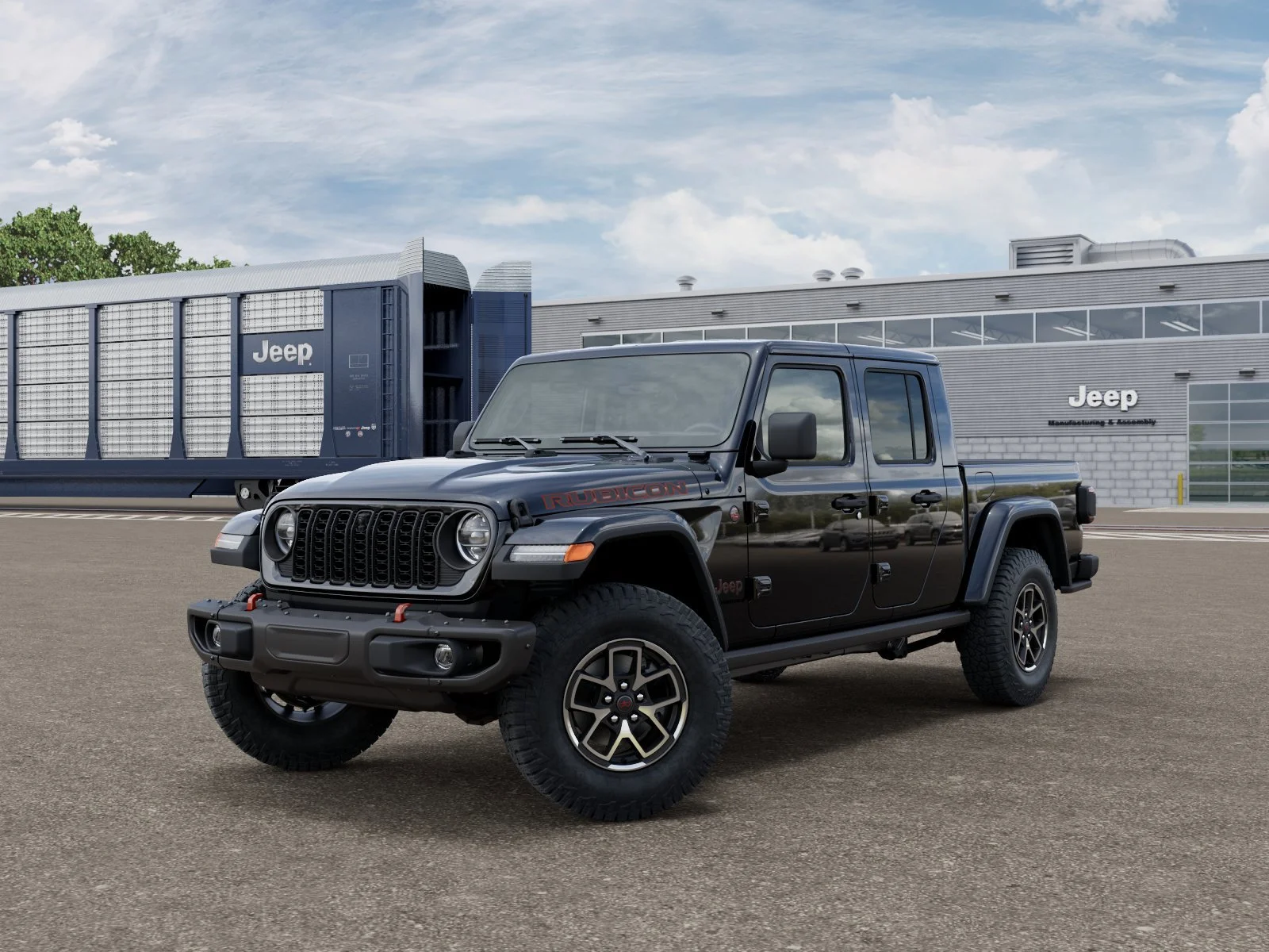 New 2026 Black Clearcoat Jeep Rubicon X image 1