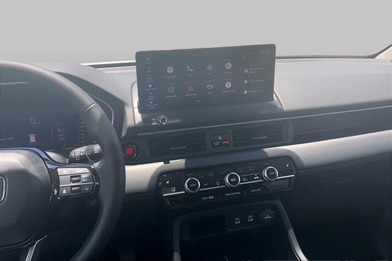 New 2026 Platinum White Pearl Honda AWD Touring Blackout image 6