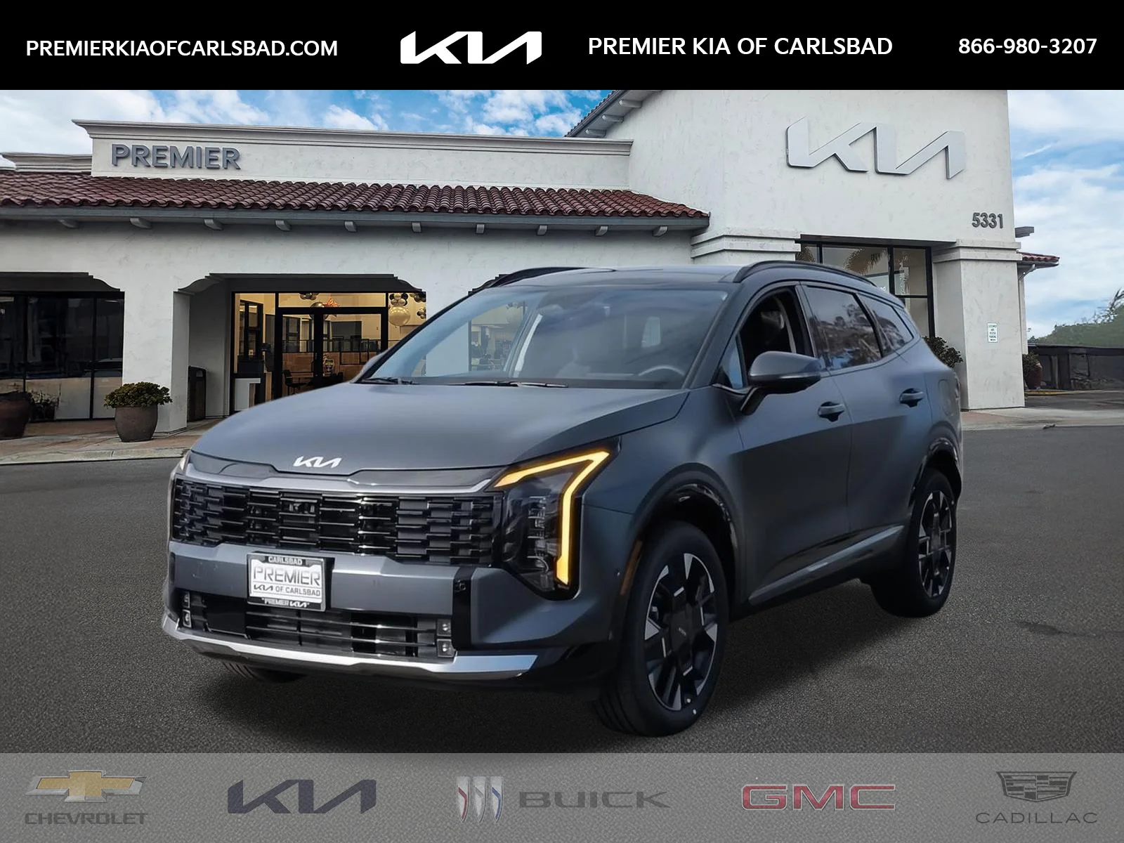 New 2026 Shadow Matte Gray Kia SX Prestige image 1