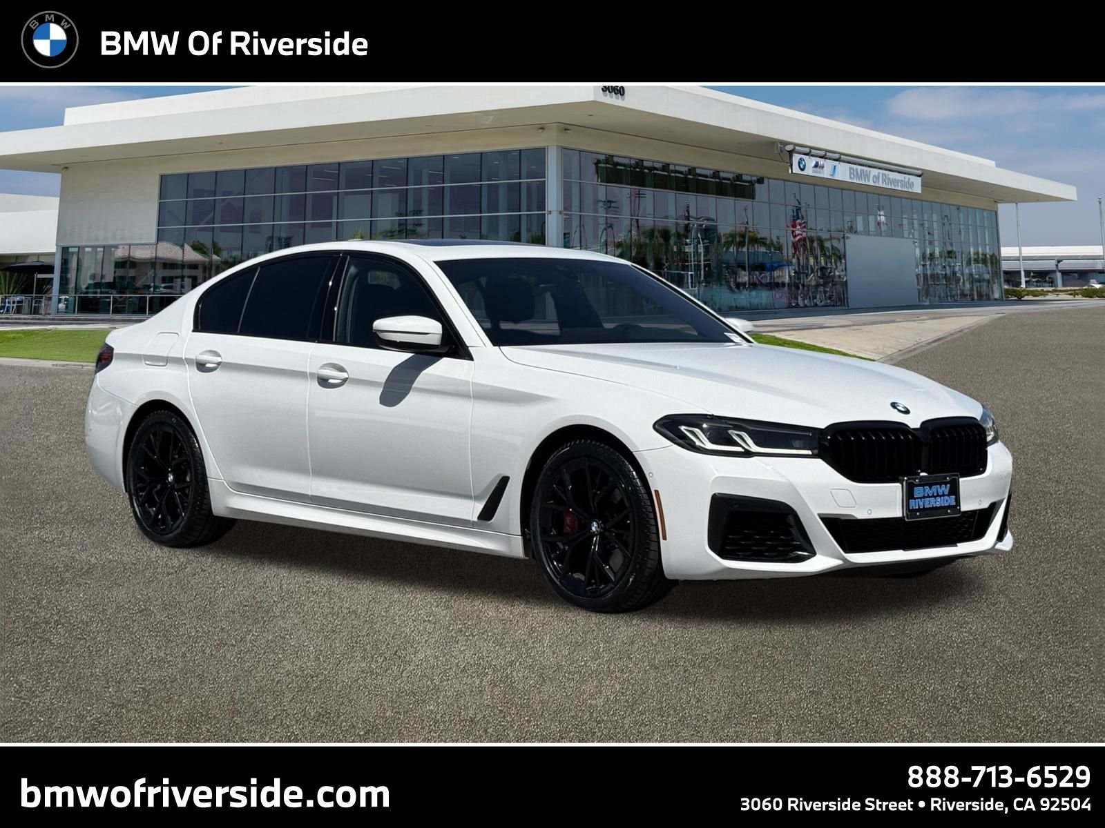 Used 2023 Alpine White BMW 540i image 1