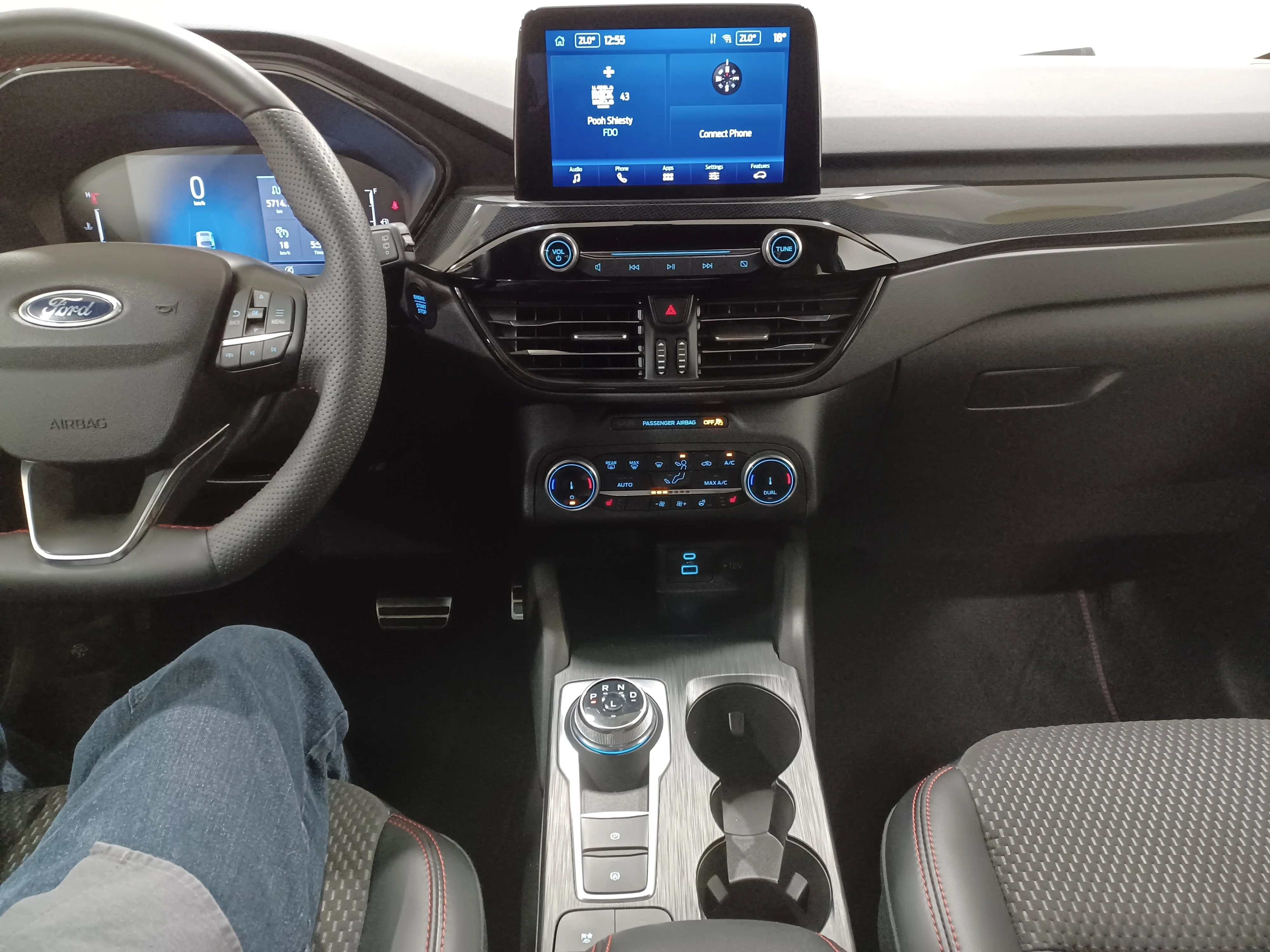 Certified Used 2023 Iconic Silver Metallic Ford ST-Line AWD*Remote Start | Htd Seats | Htd Wheel | Blind Spot Detection | Lane Keep Assist | CarPlay image 14
