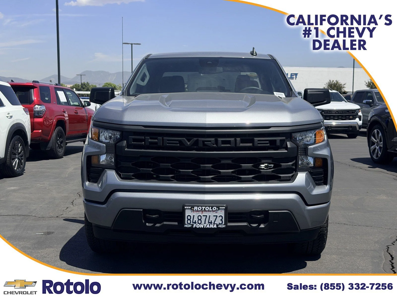 Used 2025 Sterling Gray Metallic Chevrolet Custom image 2