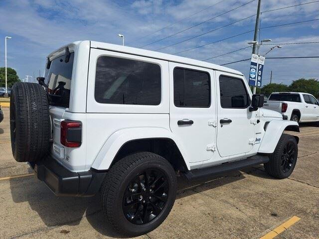 Used 2023 Bright White Clearcoat Jeep Sahara image 5