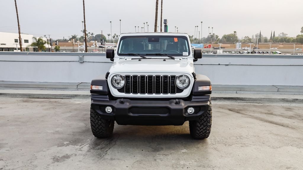 Used 2025 Bright White Clearcoat Jeep Sport S image 3
