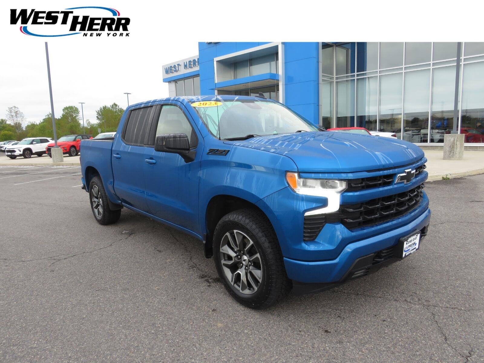 Used 2023 Glacier Blue Metallic Chevrolet RST image 1
