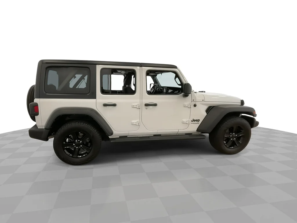 Used 2021 Bright White Clear Coat Jeep Willys image 2
