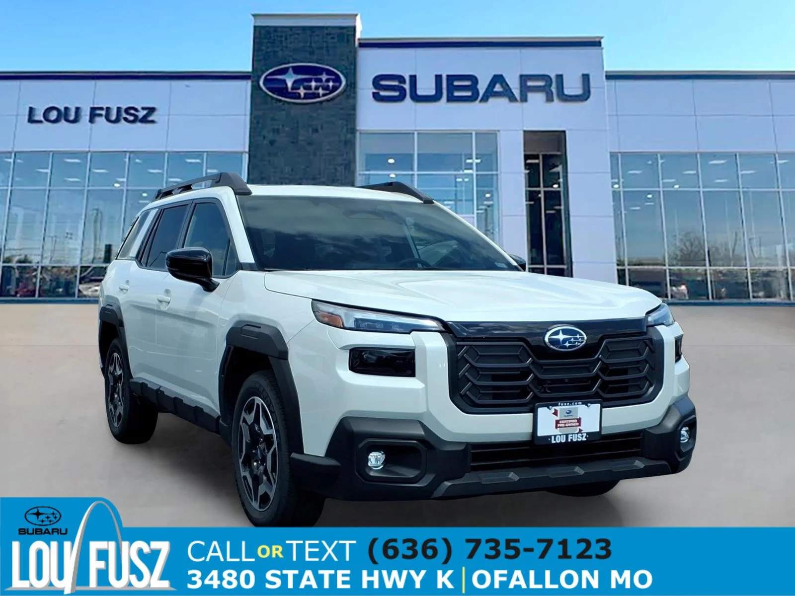 Certified Used 2026 Crystal White Pearl Subaru Touring image 1