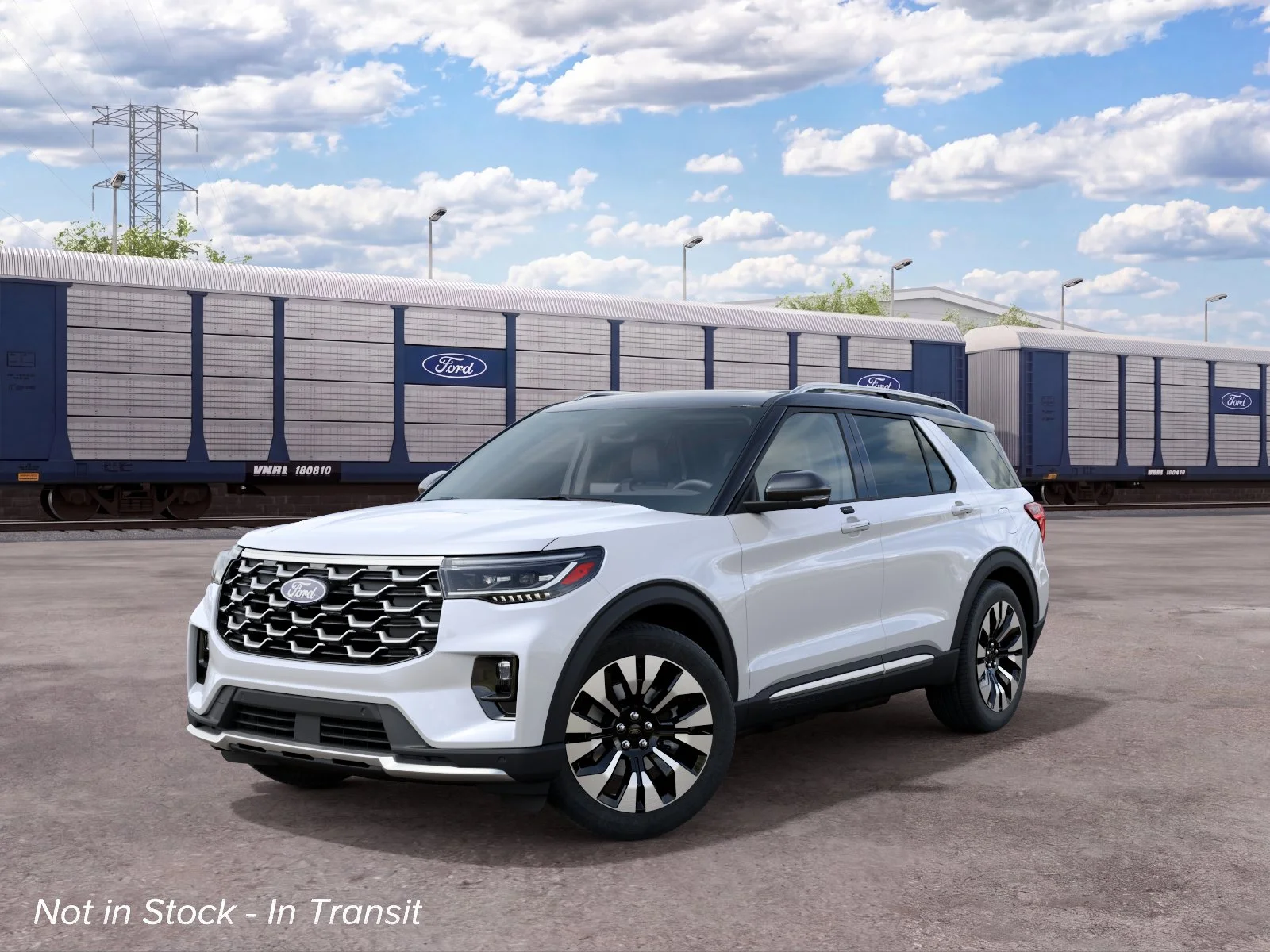 New 2027 Star White Metallic Tri-Coat Ford Platinum™ image 2