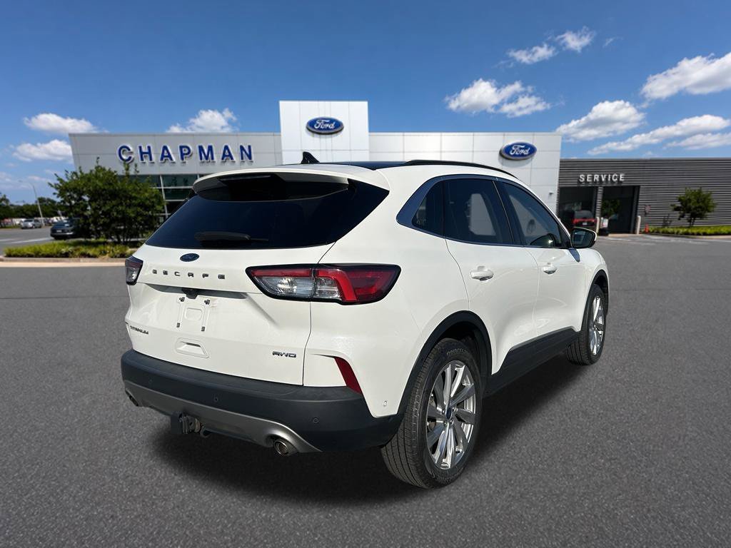 Used 2022 White Metallic Ford Titanium image 5