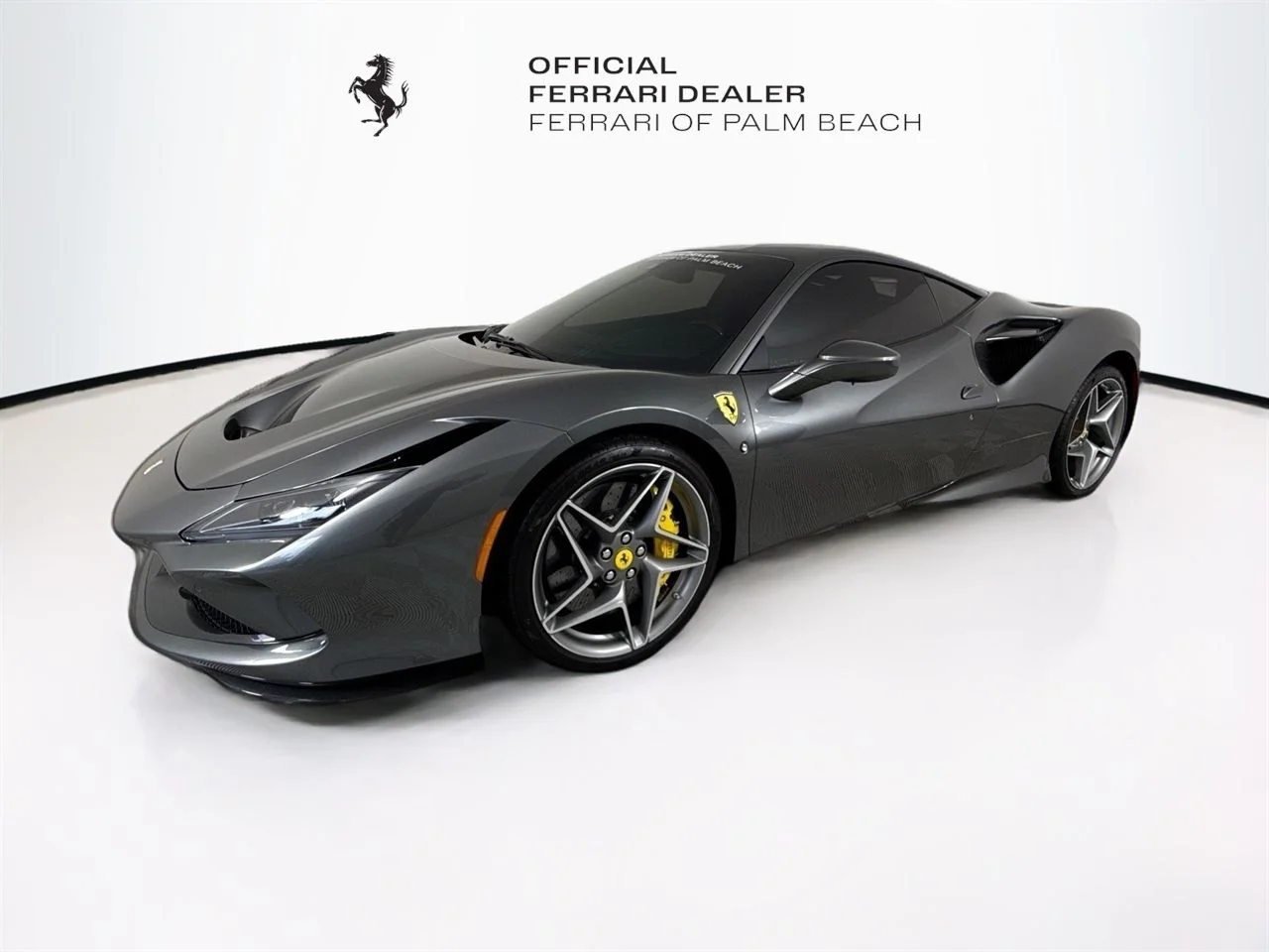 Certified Used 2021 Grigio Silverstone Metallic Ferrari Base image 3