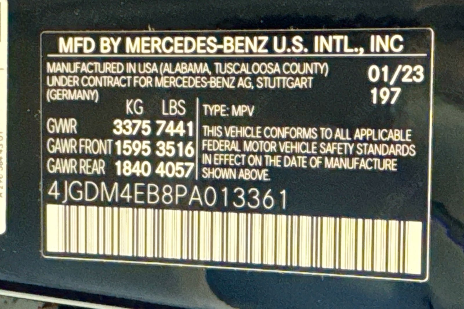 Certified Used 2023 Obsidian Black Metallic Mercedes-Benz EQS 580 image 30