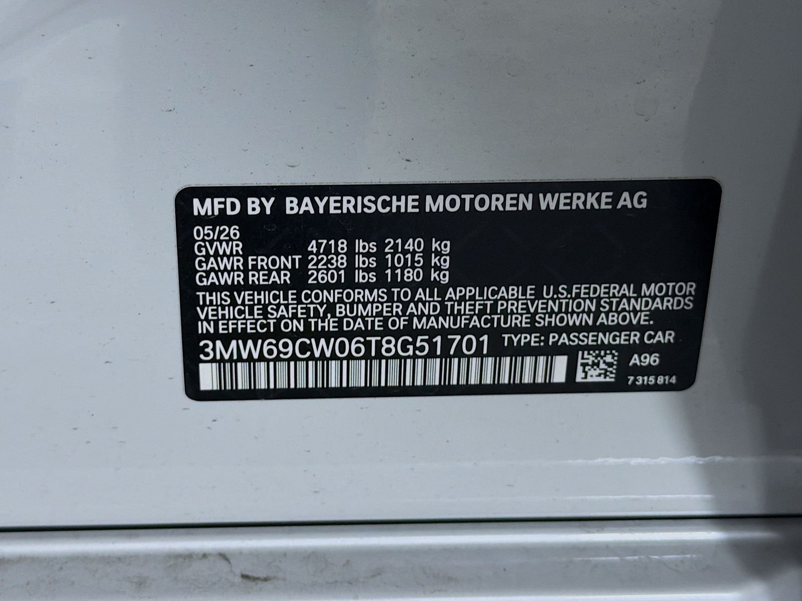 New 2026 Mineral White Metallic BMW 330i image 33