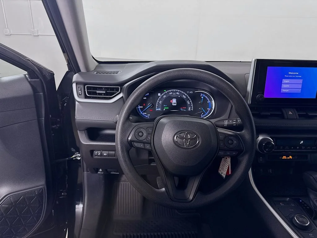 Certified Used 2025 Midnight Black Metallic Toyota Hybrid LE image 19