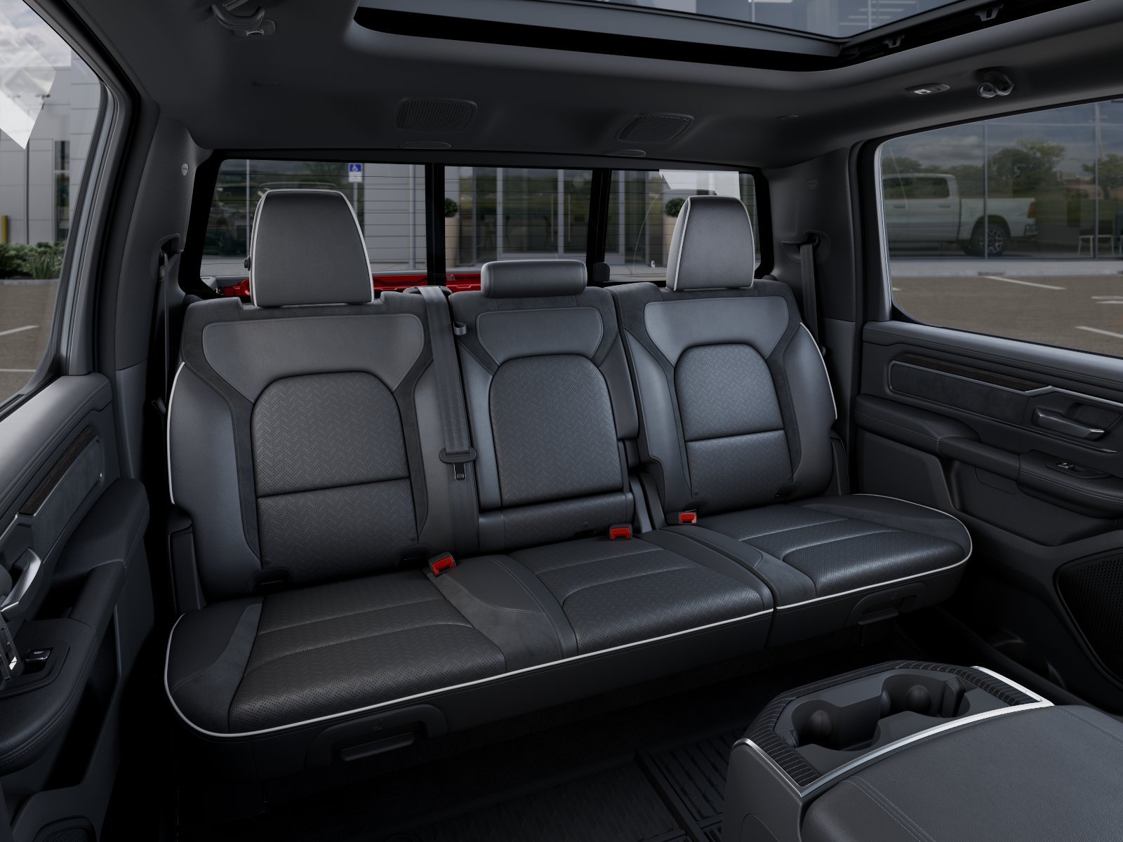 New 2026 Molten Red Pearl-Coat Exterior Paint RAM Laramie image 41