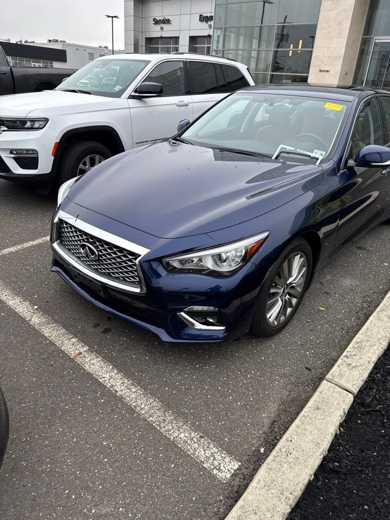 Certified Used 2023 Grand Blue INFINITI LUXE image 1