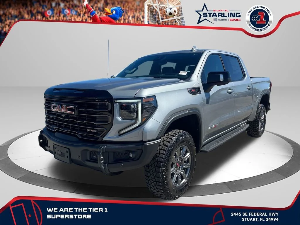 New 2026 Sterling Metallic GMC AT4X image 1