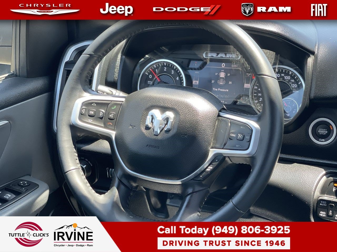 Certified Used 2022 Diamond Black Crystal Pearlcoat Ram Big Horn image 15