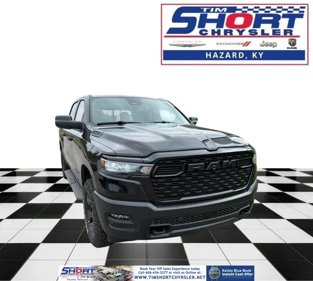 New 2026 Diamond Black Crystal Pearl-Coat Exterior Paint RAM Warlock image 1