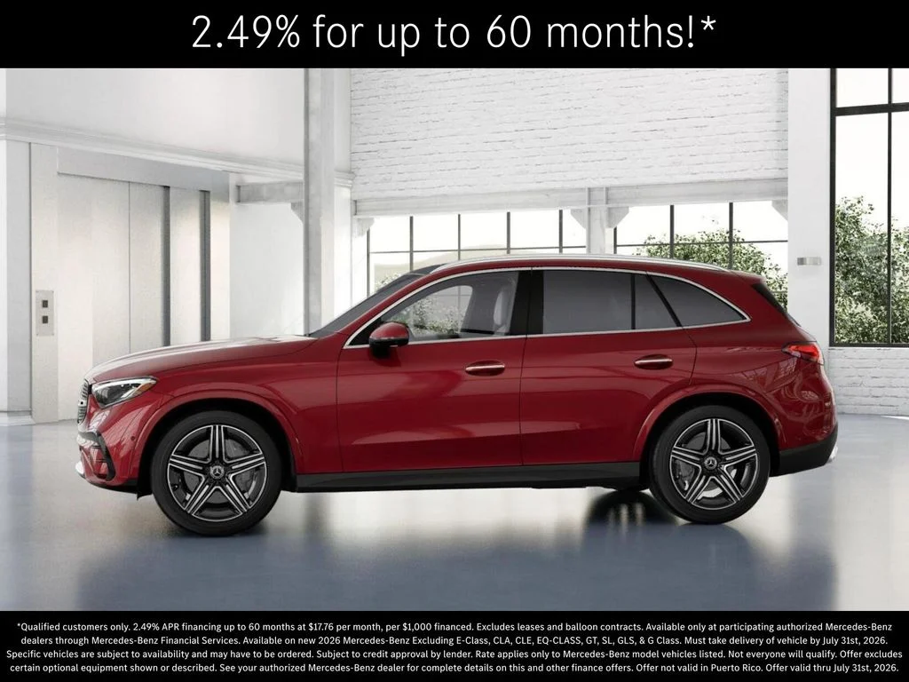 New 2026 MANUFAKTUR Patagonia Red Metallic Mercedes-Benz GLC 300 image 35