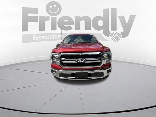 Used 2025 Rapid Red Metallic Tinted Clearcoat Ford Lariat image 9