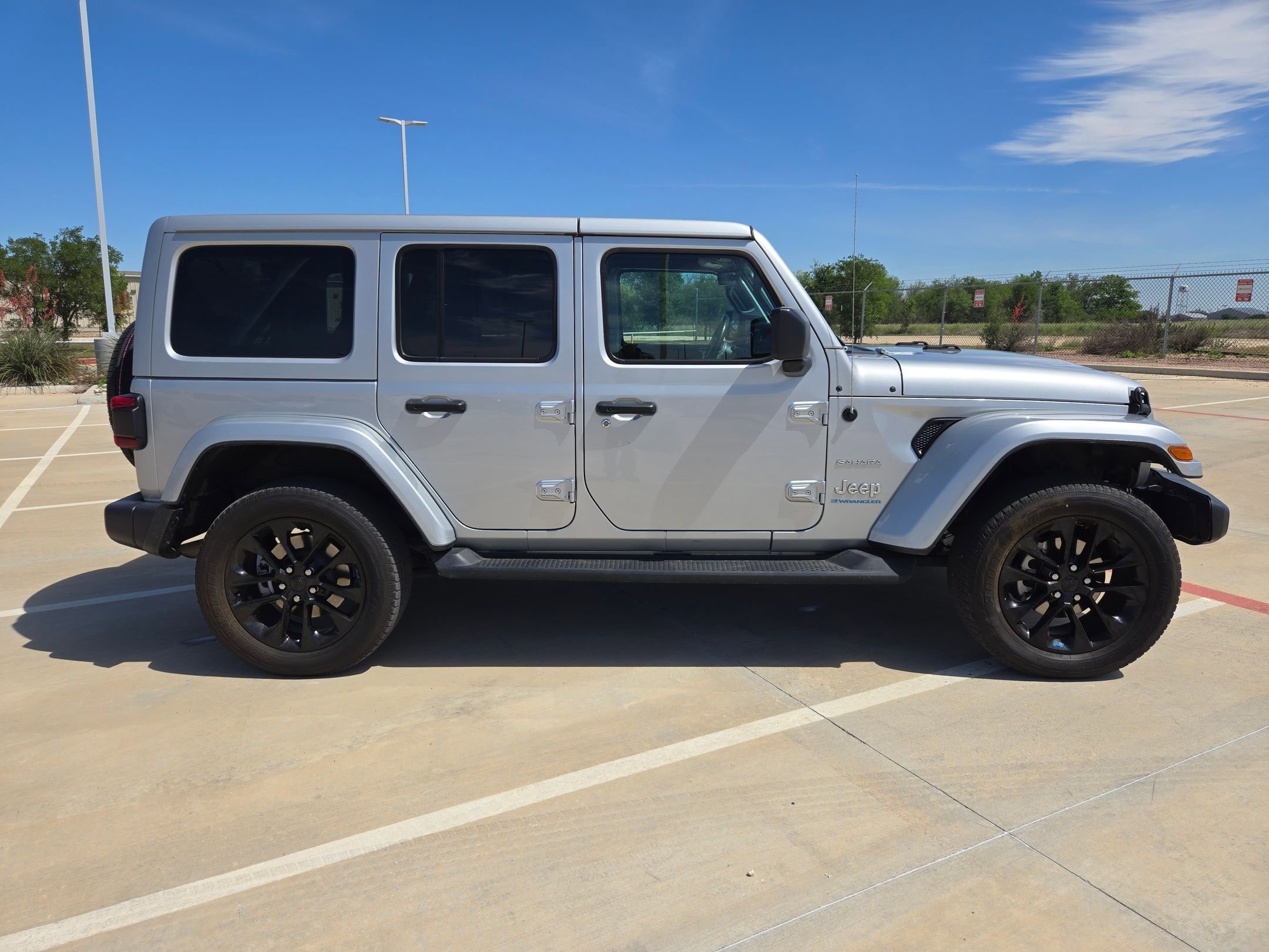 Certified 2023 Jeep Wrangler 4xe Sahara 4XE with VIN 1C4JJXP61PW555177 for sale in Castroville, TX